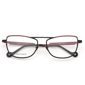 Muzz Pure Titanium Brillen Frame Cat Eye Vrouwen Monturen Retro Dame Bijziendheid Recept Brillen Frames