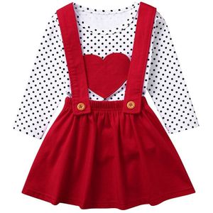 Valentines Outfits Kinderen Meisje Kleding Set 2 Stuks Leuke Baby Valentine Kleding Lente Kinderen Kleding Voor Meisjes Boutique Outfits 6 jaar