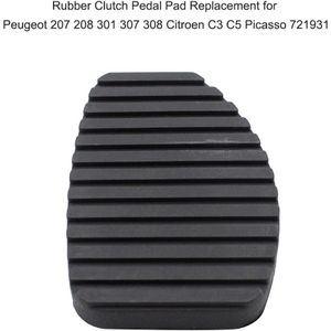 Echt Rem Koppeling Pedaal Pad Rubber Cover Antislip Voor Peugeot 207 208 301 307 308 Citroen C3 C5 picasso