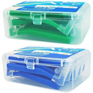 Asus L Vorm Push-Pull Rager 40Pcs Oral Care Tanden Whitening Tooth Pick Tand Orthodontische Tandenstoker Toothbrus