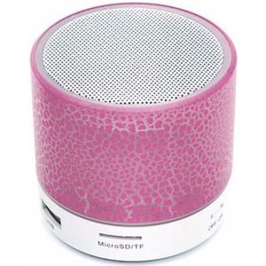Tf Card Stereo Audio Mini Sound Kolom Kleurrijke Light Luidspreker Bluetooth Speaker Subwoofer Draadloze Crack