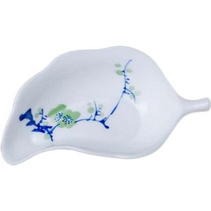 Jingdezhen Hand Geschilderd Mooie Patroon Wit Keramiek Porselein Thee Scoop Kantoor Kung Fu Thee Set Accessoires Chahe Thee Lepels