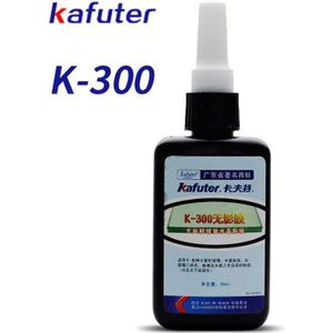 Sterke macht 51led UV light + Kafuter 50ml UV Uv-uithardende Lijm K-300 Transparant Kristal en Glas Lijm