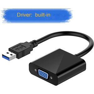 AMKL USB naar VGA Adapter USB HDMI Adapter USB 3.0 naar VGA HDMI Converter-PC Laptop met Windows 7 /8/8.1/10/XP