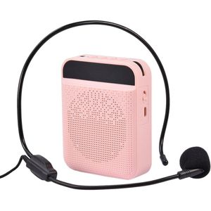 Draagbare Voice Versterker Met Microfoon Hoofdtelefoon Persoonlijke Microfoon Speaker Voor Leraren Gidsen Trainers