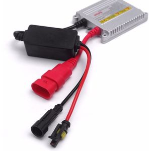 1x Sliver Kleur Xenon Hid Ballast Een Jaar Garantie Dc 12V Xenon Blok Passend Voor Alle Auto Koplampen Xenon ballast 35W