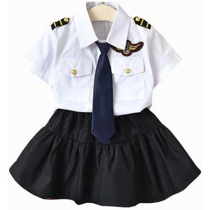 Japanse Stijl Basisschool Student Uniform Pilot Navy Cosplay Kostuums Kleding Set Team Cheerleader Dansvoorstelling