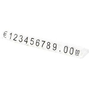30 Sets Gecombineerd Prijskaartje Dollar Euro Aantal Cijfers Cubes Stick Voor Kleding Telefoon Laptop Sieraden Showcase Teller Prijs Display