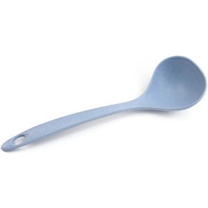 1 Pcs Tarwe Stro Rijst Pollepel Lange Handvat Soep Lepel Maaltijd Diner Servies Scoops Keuken Benodigdheden Koken Tool 4 Kleuren