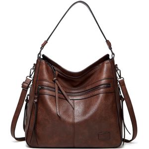 Vrouwen Handtas Herfst En Winter Schoudertassen Voor Vrouwen Mode Multi Rits Crossbody Tassen Met Kwastje Zwervers Tote tassen