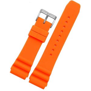 22Mm Siliconen Sport Strap Duiken Waterdichte Horlogeband Voor Submarimen Rubber Vervanging Armband Riem Band Horloge Accessoires