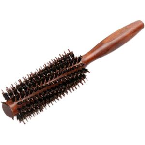 6 Soorten Rechte Twill Haar Kam Natuurlijke Varkenshaar Rollen Borstel Ronde Vat Blazen Curling Diy Kappers Styling Tool