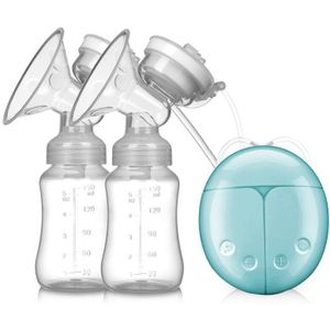 Zimeitu Bilaterale Elektrische Borstkolf Heeft Grote Zuigkracht, Massage Postpartum Baby Accessoires Pasgeboren Twee Zuigfles