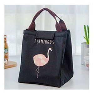 Draagbare Lunch Tas Koeltas Flamingo Thermische Isolatie Zakken Reizen Picknick Voedsel Lunchbox Tas Voor Vrouwen Meisjes Kids Volwassenen