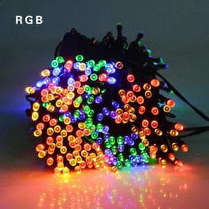 Fairy Kerstverlichting Outdoor Solar Tuin Decoratie Led String Lights 7M/12M/22M Zonne-energie guirlande Straat Lamp