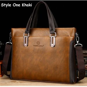 FEIDIKABOLO Boutique Cross Sectie mannen Handtas Mode Sfeer Business Casual Schouder Tas