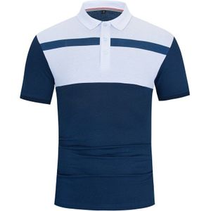 Zomer Mode Mannen Polo Shirt Korte Mouw Smart Casual Business 100% Katoenen Polo Shirt Mannen Patchwork Polo Shirt tops, 558