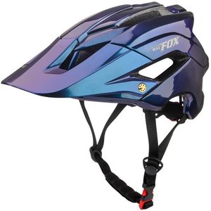 Batfox Fietshelm Mtb Racefiets Ultralight Integraal Gegoten Ce-certificering Met Zonneklep Mannen Vrouwen Ultralight Fiets Helme