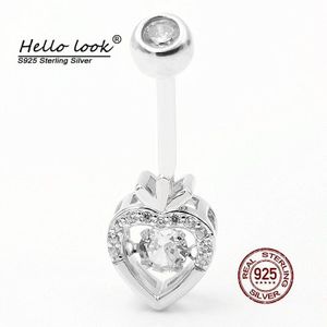 Set van 6 Navelstaven, Navel piercing set van roestvrij staal, Piercing