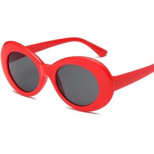 Vintage Ovale Zonnebril Vrouwen Retro Clear Lens Eyewear Ronde Zonnebril Voor Vrouwelijke Dames Oculos De Sol