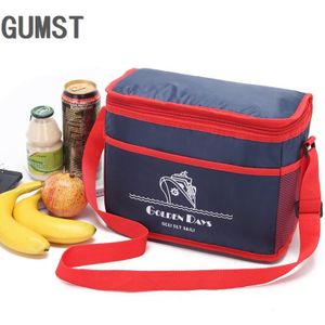 8L koeltas geïsoleerde thermische picknick lunchbox kan houder ijs pack thermo isolatie schoudertas cool maaltijd dranken carrier tas
