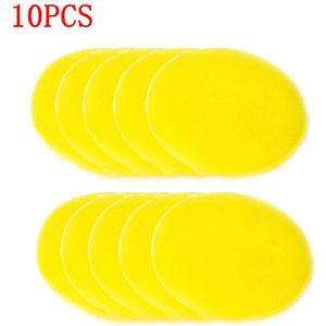 10Pcs Polijsten Pad Auto Waxen Spons Auto Care Tools Accessoires Polijsten Auto Buffing Foam Applicator Spons