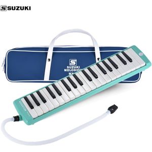Suzuki MX-37D 37-Key Melodion Melodica Pianica Instrument Met Lange &amp; Korte Mondstuk Draagtas Reinigingsdoekje Voor Kid