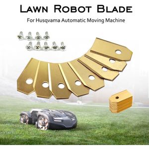 35*18*0.75Mm Gazon Robot Blade Goud Zilver Gazon Mover Vervanging Mes Voor Gardena Husqvarna Automower Yardforce tuingereedschap