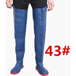 Hoge-Jump 80Cm Hoogte Vissen Steltlopers Laarzen Over Knie Waterdicht Pesca Broek 0.55Mm Pvc Materiaal Zachte Laarzen vissen Steltlopers Laarzen