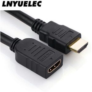 Hdmi-Compatibel Verlengkabel Man-vrouw 30Cm/50Cm/1M/2M/3M 3D 1.4V Extended Kabel Voor Hd Tv Lcd Laptop PS3 Projector