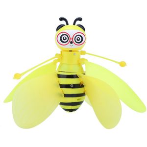 Elektrische Infrarood Sensor Bee Vliegende Speelgoed Hand-Controlled Helicopter LED Licht