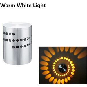 3W Kleurrijke Led Aluminium Spiraal Gat Wandlamp Met Afstandsbediening Voor Woonkamer Slaapkamer Bedlampje Bar Ktv gang Lichten