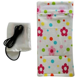 Usb Opladen Pasgeboren Baby Flessenwarmer Draagbare Outdoor Baby Melk Zuigfles Verwarmde Deksel Baby Verpleging Geïsoleerde Zak Zorg