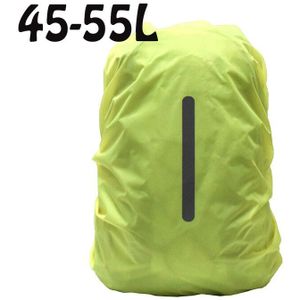 30L-55L Reflecterende Waterdichte Rugzak Regenhoes Outdoor Sport Night Fietsen Veiligheid Licht Regen Cover Case Bag Camping Wandelen