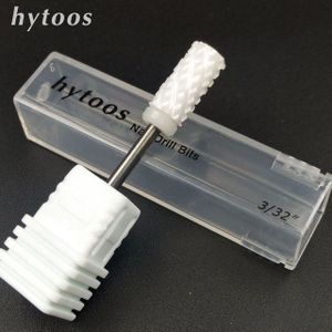 Hytoos Vat Keramische Nail Boor Rotary Burr Frees Bits Voor Manicure Pedicure Gereedschap Elektrische Nail Boor Accessoires