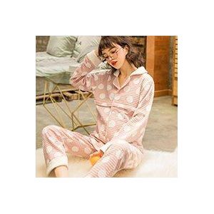Verpleging Nachtjapon Zwangerschap nachtkleding Moederschap Pyjama Verdikking Katoen Lange Mouwen Kleding Winter Verpleging Pyjama A149