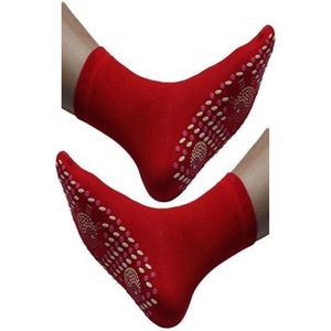 Unisex Zelfopwarming Sokken Moxibustion Massage Sokken Gezondheid Massage Foot Warming Koude-Proof Katoenen Sokken