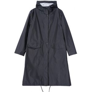 Vrouwen Lange Regenjas - Waterdichte Regenjas - Effen Kleur - 210D Polyester Doek