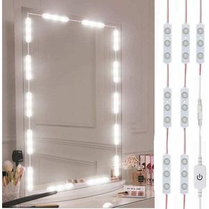 Home Decor Led Spiegel Verlichting, Hollywood Vanity Maken Licht, 10ft Ultra Heldere Witte Led, dimbare Touch Control Lamp Strips