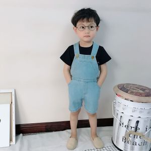 Kinderen Zomer Overalls Shorts Baby Jongens Jeans Broek Kinderen Broek Denim Jean Baby Meisjes Jarretel Korte Mode Jeans