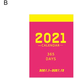 365 Dagen Mini Kalender Jaarlijkse Papier Kalender Memo Dagelijks Scheduler Planner Home Office Jaarlijkse Agenda Planner Kalender