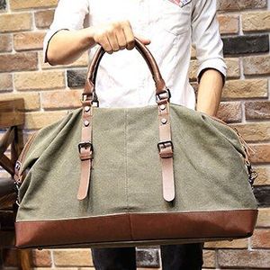 Casual Grote Capaciteit Reizen Mannen Messenger Bags Draagbare Handtas Multifunctionele Schoudertas Canvas Vintage Satchel Bag