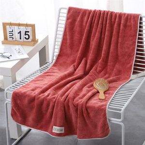 Jddton Coral Fleece Badhanddoek Sneldrogende Zachte Absorberende Antibacteriële 7 Kleuren Strand Spa Dikke Handdoek 70X140cm BE138