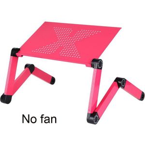 Verstelbare Laptop Tafel Opvouwbare Laptop Bureau Ergonomische Draagbare Computer Lade Pc Tafel Stand Notebook Stand Met Ventilator