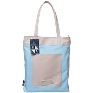 Opvouwbare Boodschappentas Mode Pu Canvas Eco Tassen Afdrukken Opslag Handtas Waterdichte Slijtvaste Student Tutorial Bag