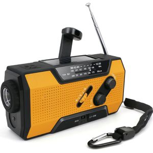 Tollcuudda - Draagbare Radio - Multifunctioneel - Met Led Zaklamp - Solar Powerbank