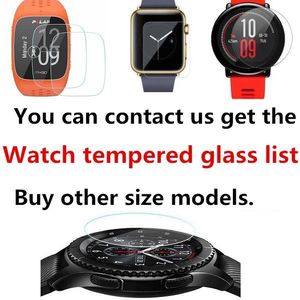 VSKEY 100PCS Gehard Glas Voor Garmin Forerunner 45s Screen Protector voor Garmin Forerunner 45 Smart Horloge Beschermende Film