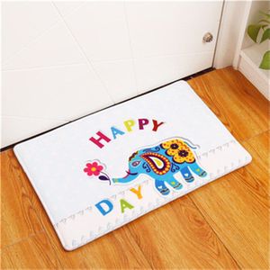 Cartoon Uil Floor Mat Keuken Badkamer Rechthoekige Matten 40Cm * 60Cm Entree Deurmatten Wasbare Slaapkamer Woonkamer Tapijt