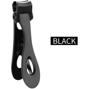 1 st Zwart & Zilver Kleine Nagelknipper Rvs Nail Cutter Teennagel Vingernagel Manicure Trimmer Teennagel Clippers NT100