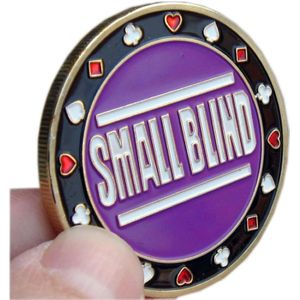 1 pc poker card guard met clear cover chip knop texas hold'em Dealer Alle in Big blind Kleine blind